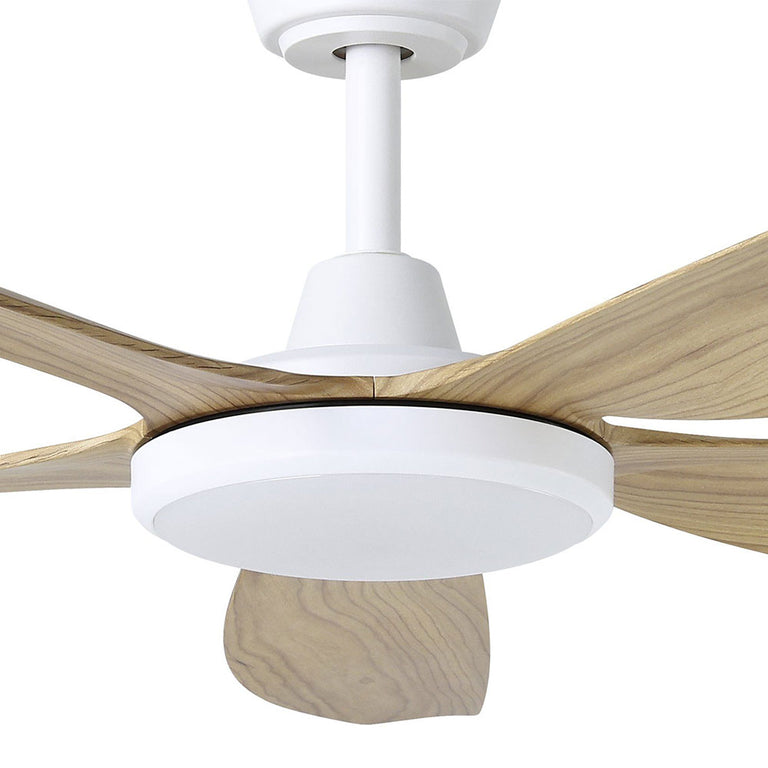 Miami 60" DC Ceiling Fan With 20W Dimmable LED White / Blackbutt / Tri-Colour - 20796816