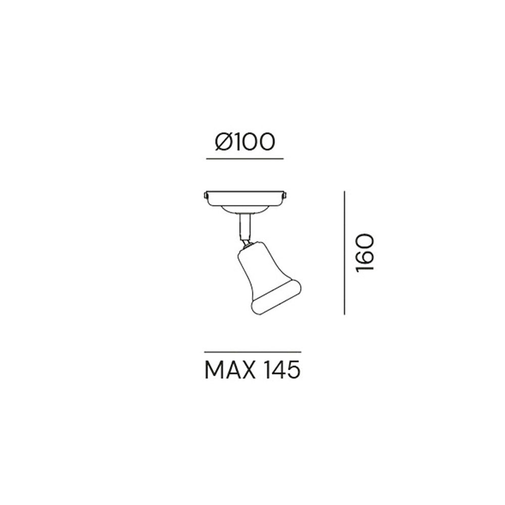 Mini 1 Light Spot Ceiling / Wall Light - 208.23.OO