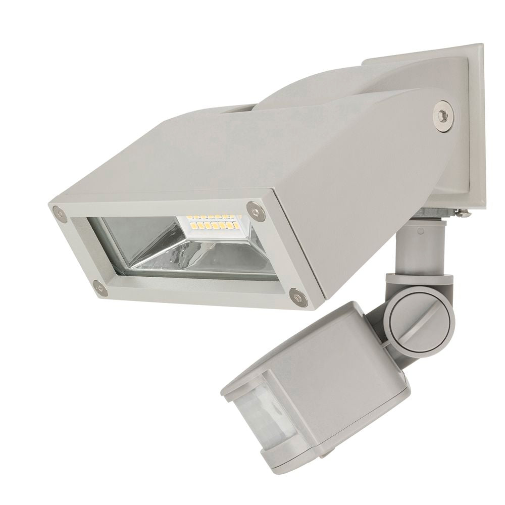 Nighthawk Modern 24W LED Floodlight With Sensor Silver / Cool White - 20855/11
