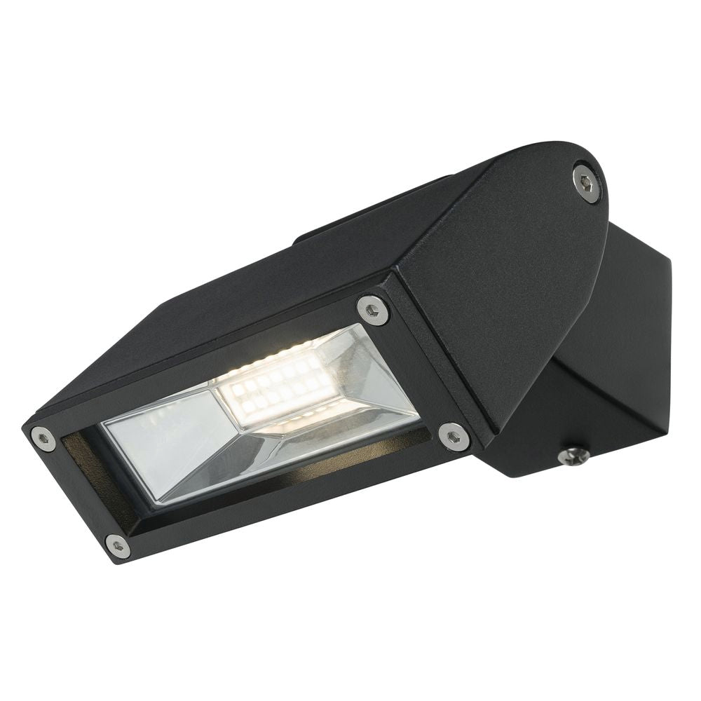 Nighthawk Modern 12W LED Floodlight Black / Cool White - 20869/06