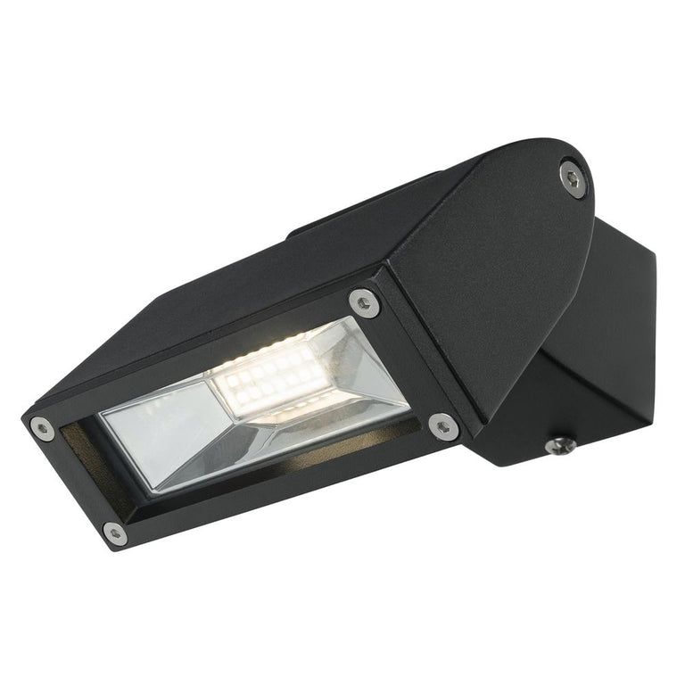 Nighthawk Modern 12W LED Floodlight Black / Cool White - 20869/06