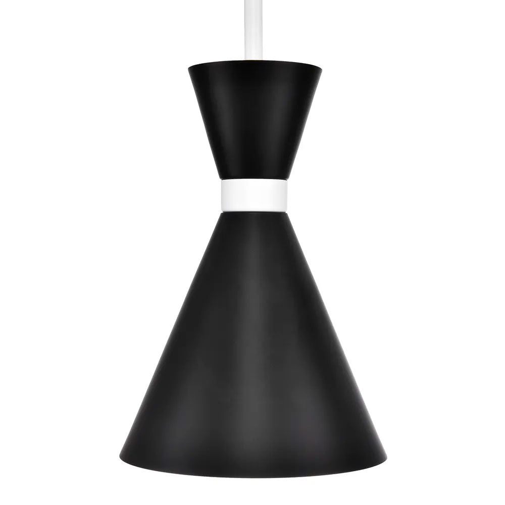 Oslo Pendant Black / White - 20913