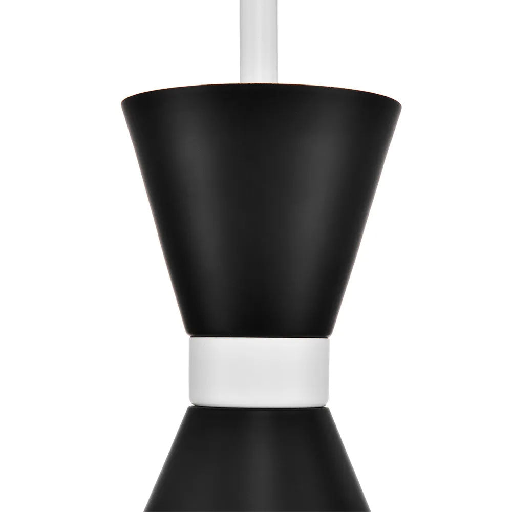 Oslo Pendant Black / White - 20913