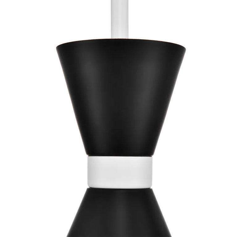 Oslo Pendant Black / White - 20913