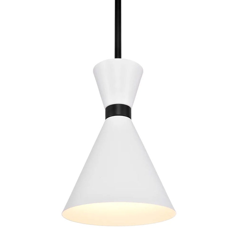 Oslo Pendant White / Black - 20915