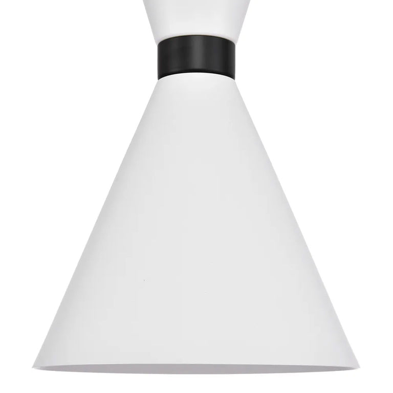 Oslo Pendant White / Black - 20915
