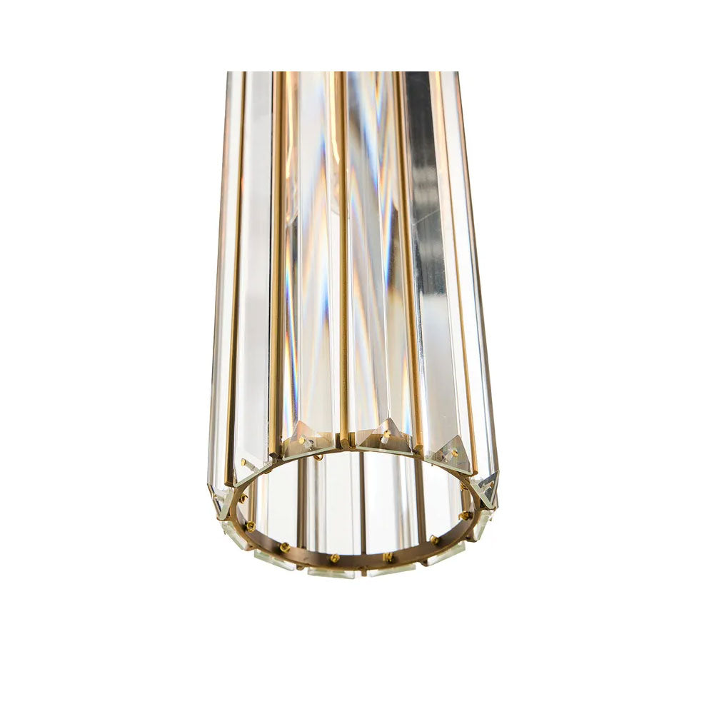 Alana Crystal Pendant - 1 Globe - 20917