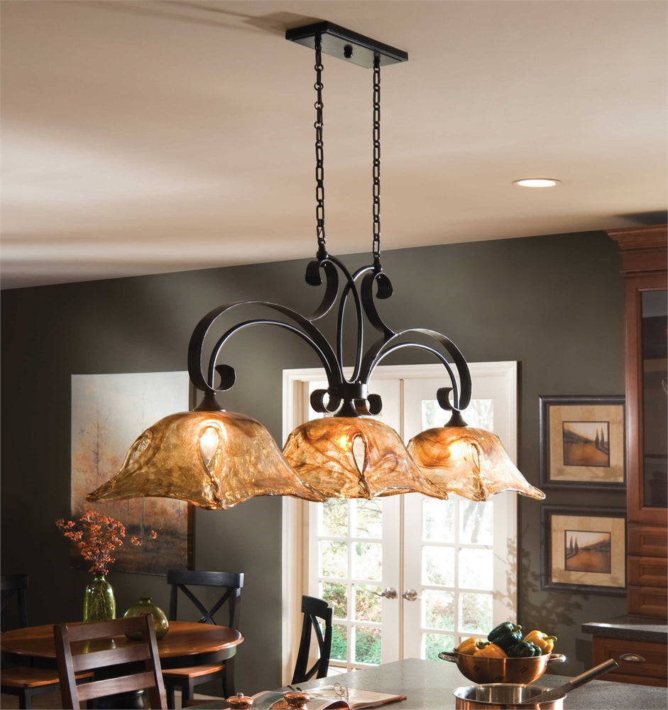 Vetraio 3 Light Pendant - 21009