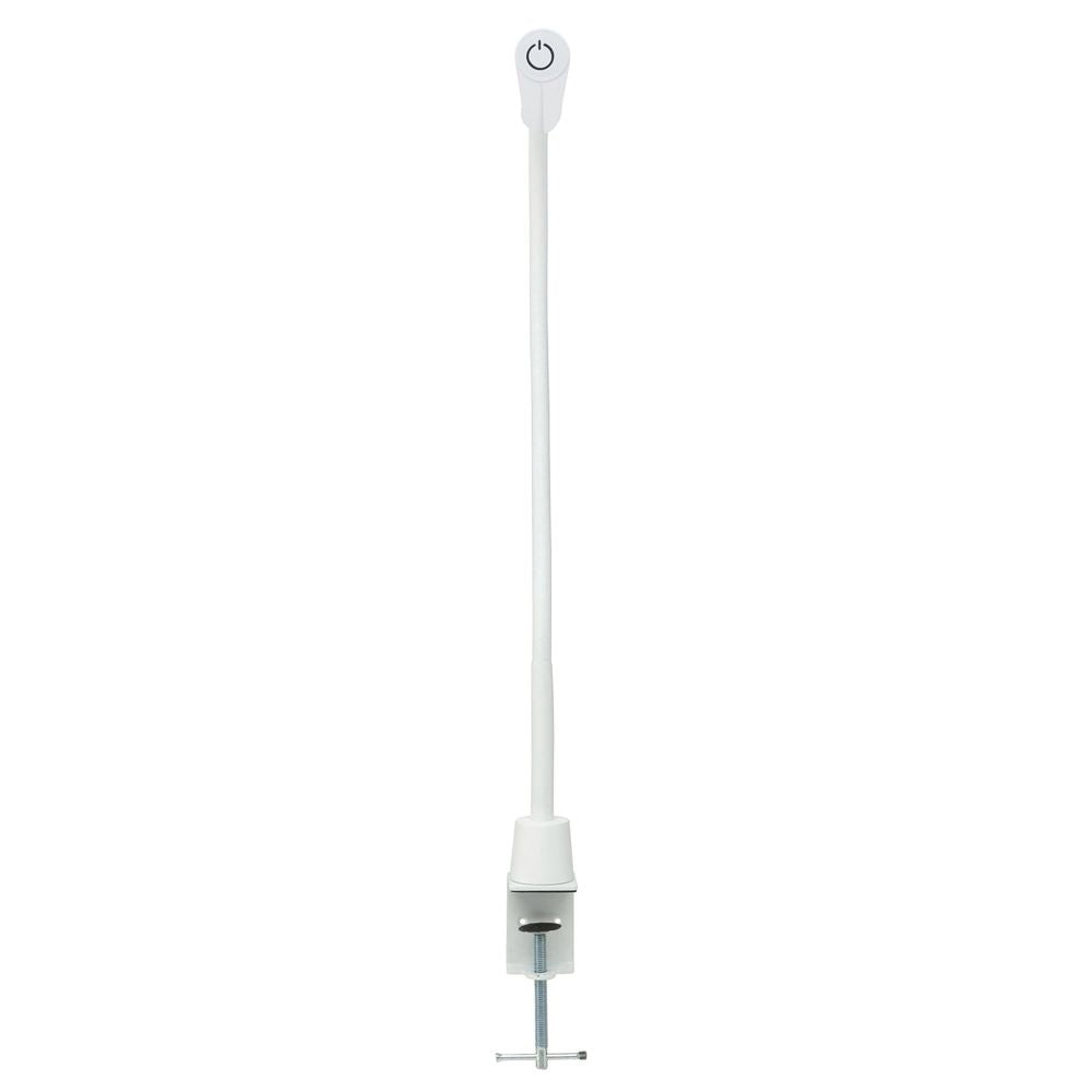 Create 10W LED Dimmable Desk Clamp Lamp White / Natural White - 21010/05