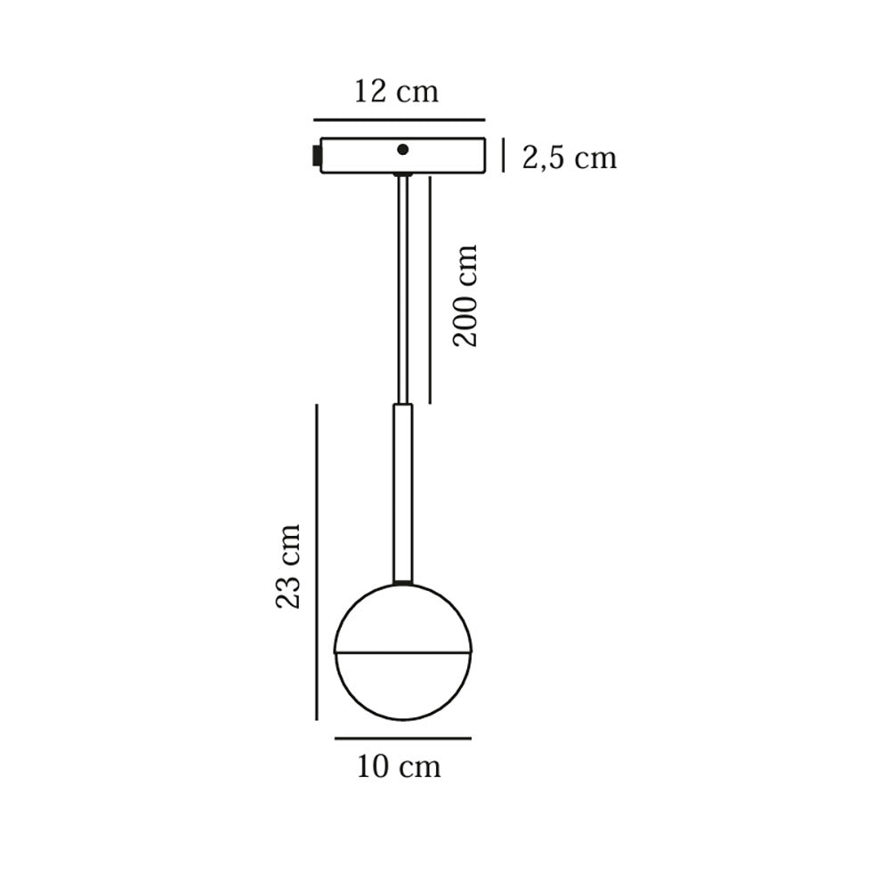 Contina Pendant Black - 2113153003