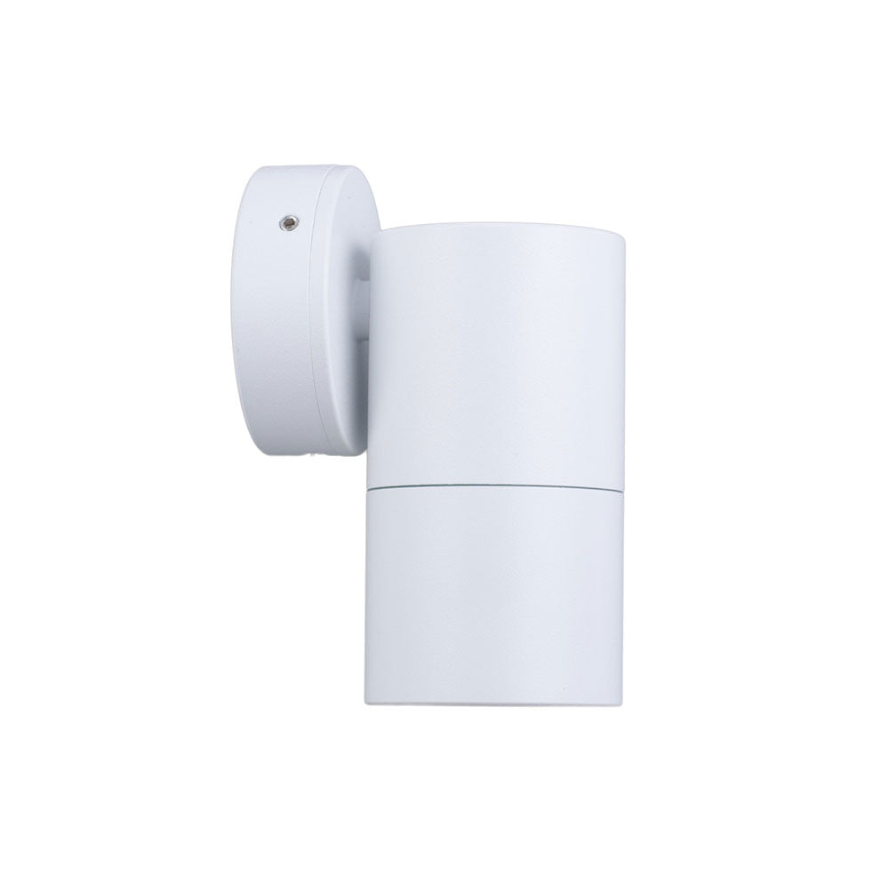 Nathasa 1 Fixed Down Wall Pillar Light White - 2121W