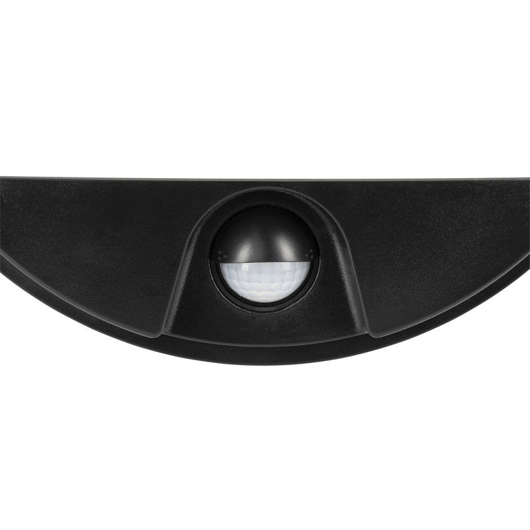 Alston 10W LED Slimline Round Bunker With Sensor Black / Warm White - 21302/06