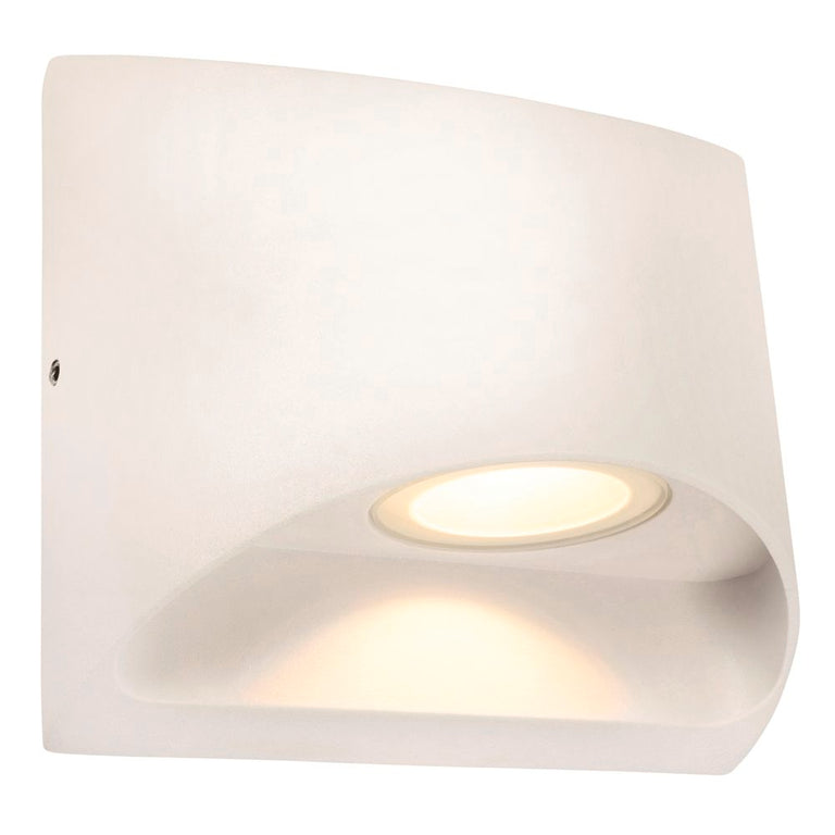 Binley 8W LED Up/Down Wall Light Matt White / Warm White - 21304/05
