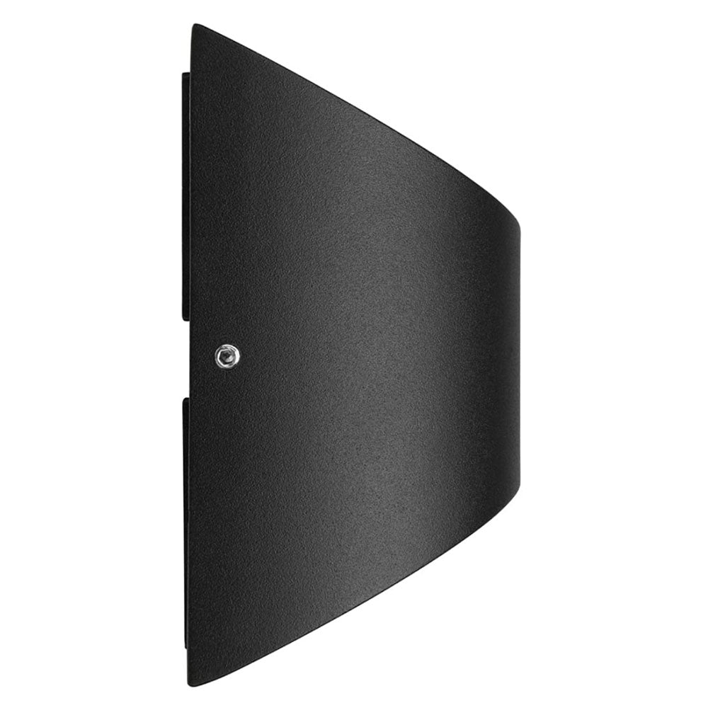 Binley 8W LED Up/Down Wall Light Matt Black / Warm White - 21304/06