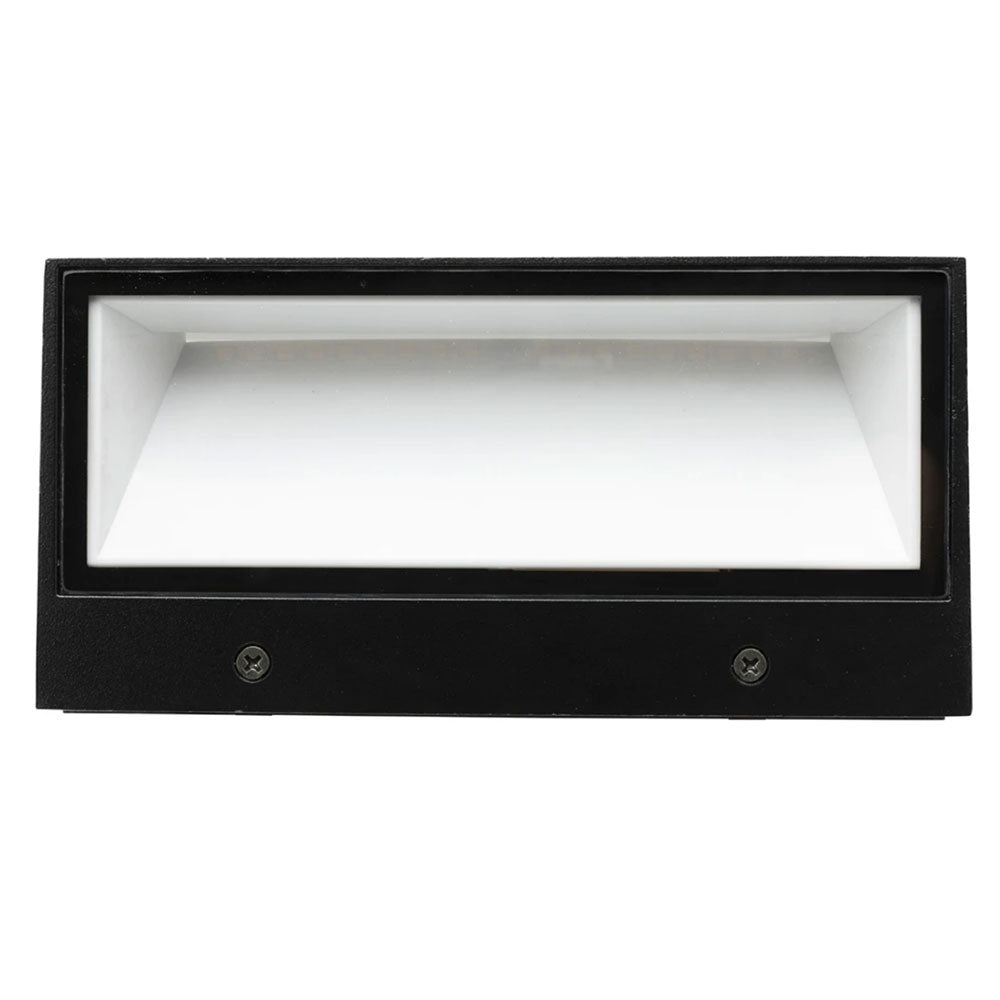 Hayes 12W LED Architectural Up/Down Wall Light Black / Warm White - 21314/06