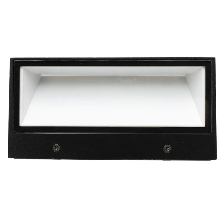 Hayes 12W LED Architectural Up/Down Wall Light Black / Warm White - 21314/06