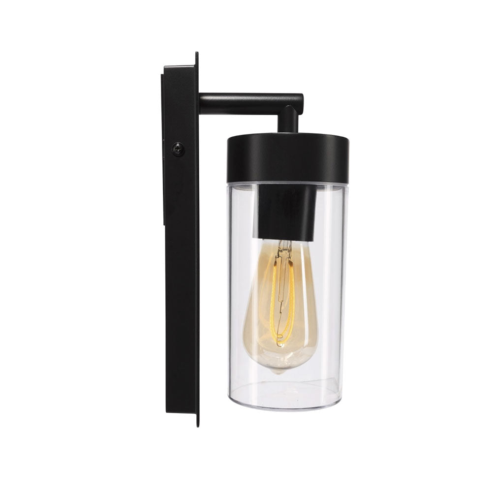 Wembley Industrial Outdoor Wall Light Black IP44 - 21329/06