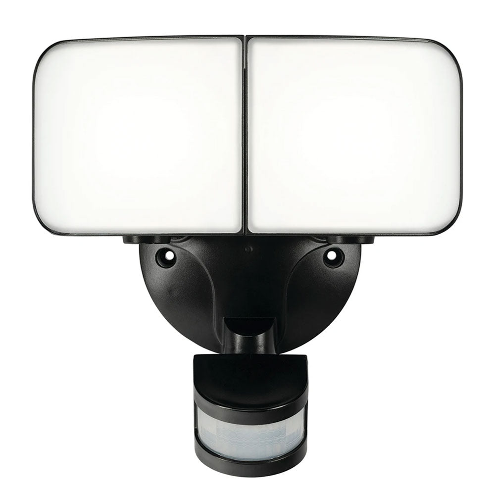 Middleton Solar Powered 7W LED Security Floodlight With Sensor Black - 21325/06