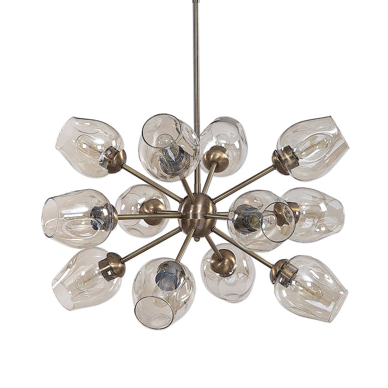 Chet 12 Light Chandelier Antique Brass - 21325
