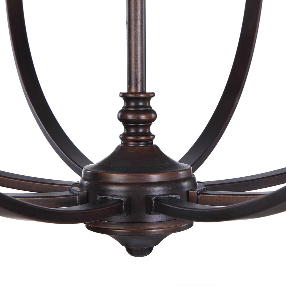 Dubois 8 Light Chandelier Bronze - 21329
