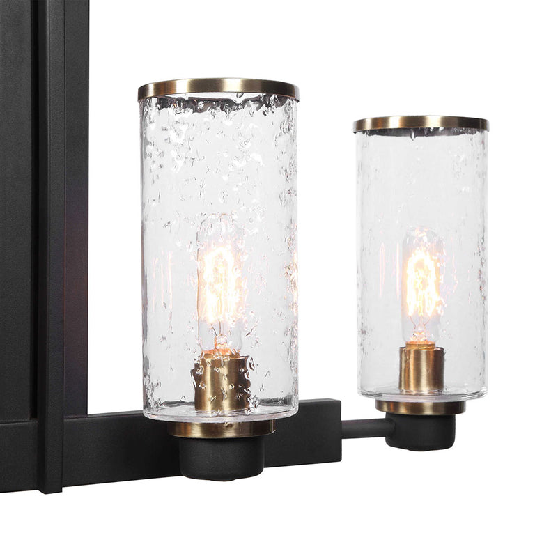 Jarsdel 6 Light Pendant Matt Black - 21333
