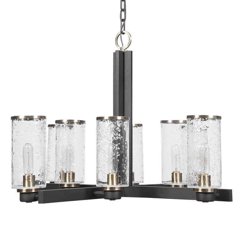 Jarsdel 8 Light Chandelier Matt Black - 21334