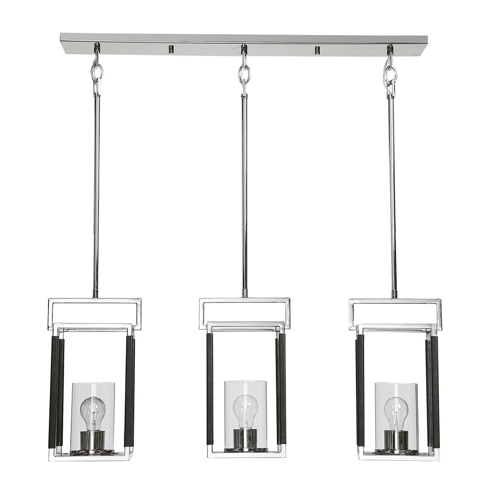Newburgh 3 Light Pendant Polished Nickel - 21336