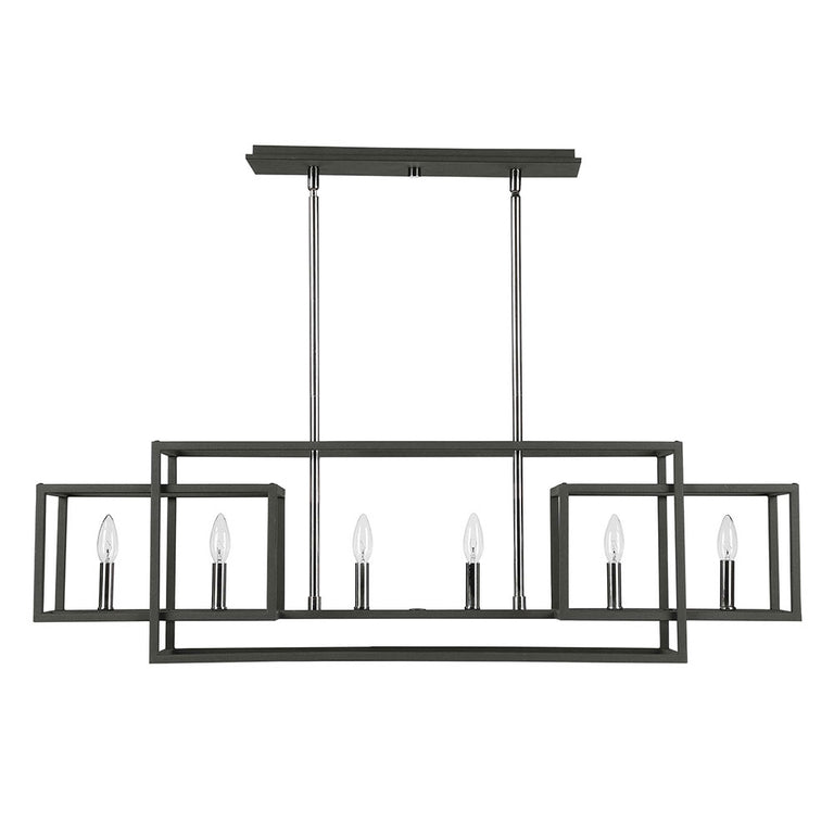 Quadrangle 6 Light Pendant - 21339
