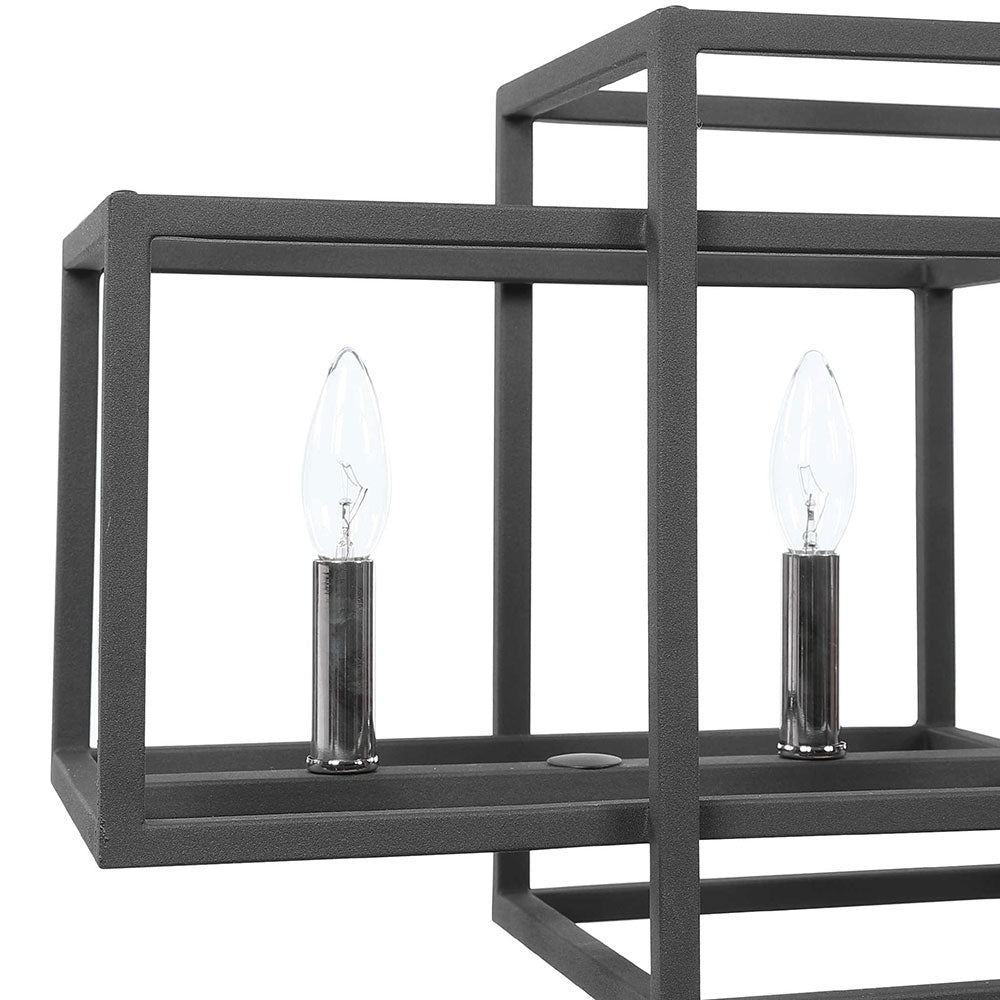 Quadrangle 6 Light Pendant - 21339