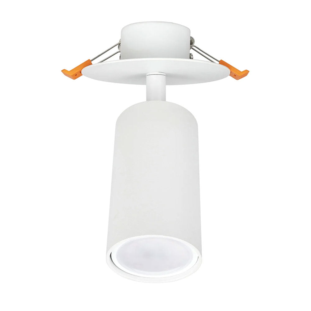 Jez 7W LED Plug In DIY Spotlight Matt White / Warm White - 21388/05