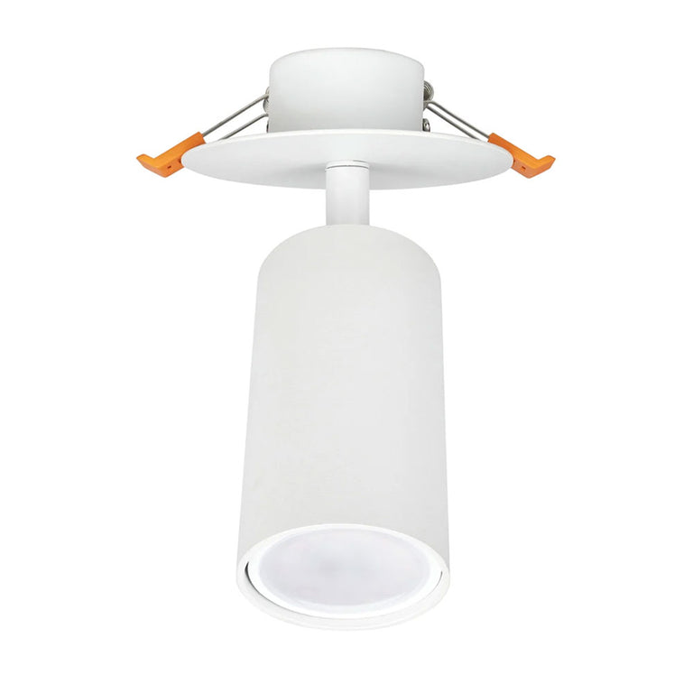 Jez 7W LED Plug In DIY Spotlight Matt White / Warm White - 21388/05
