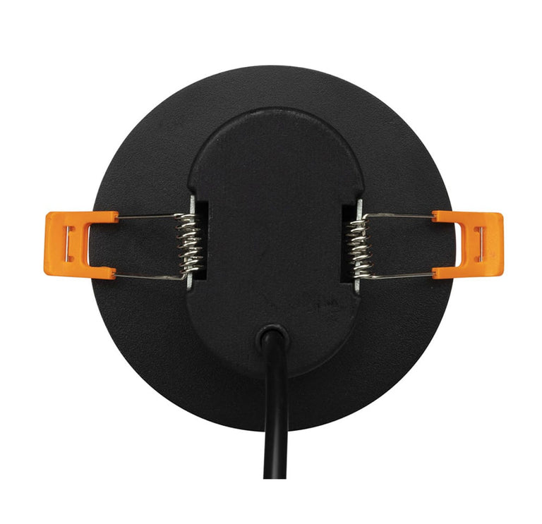 Jez 7W LED Plug In DIY Spotlight Matt Black / Warm White - 21388/06