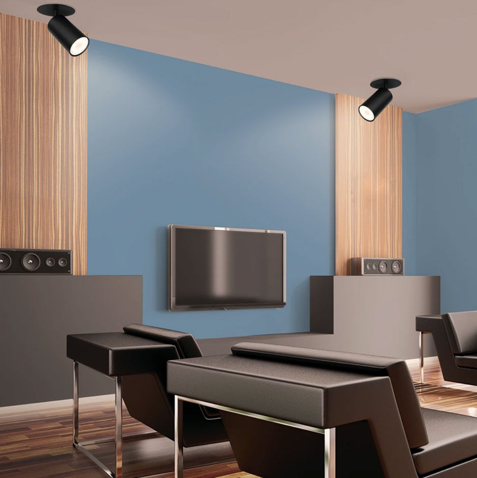 Jez 7W LED Plug In DIY Spotlight Matt Black / Warm White - 21388/06