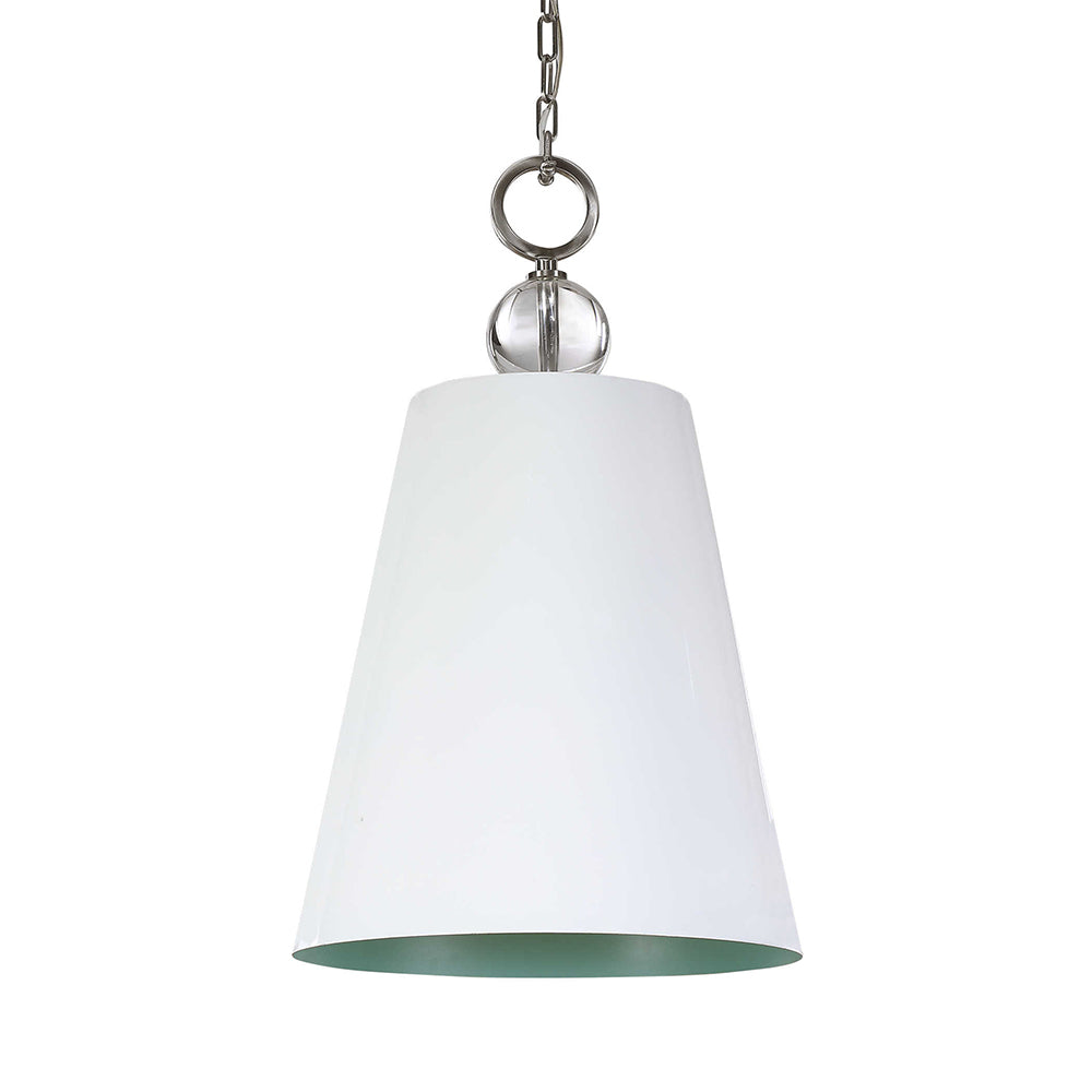 Delray 1 Light Pendant White - 21515