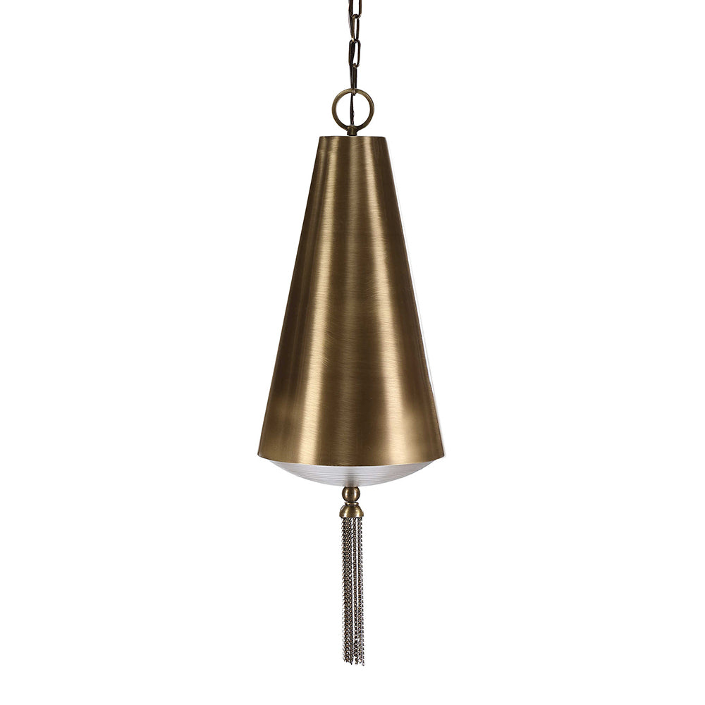 Nador 1 Light Pendant Antique Brass - 21521