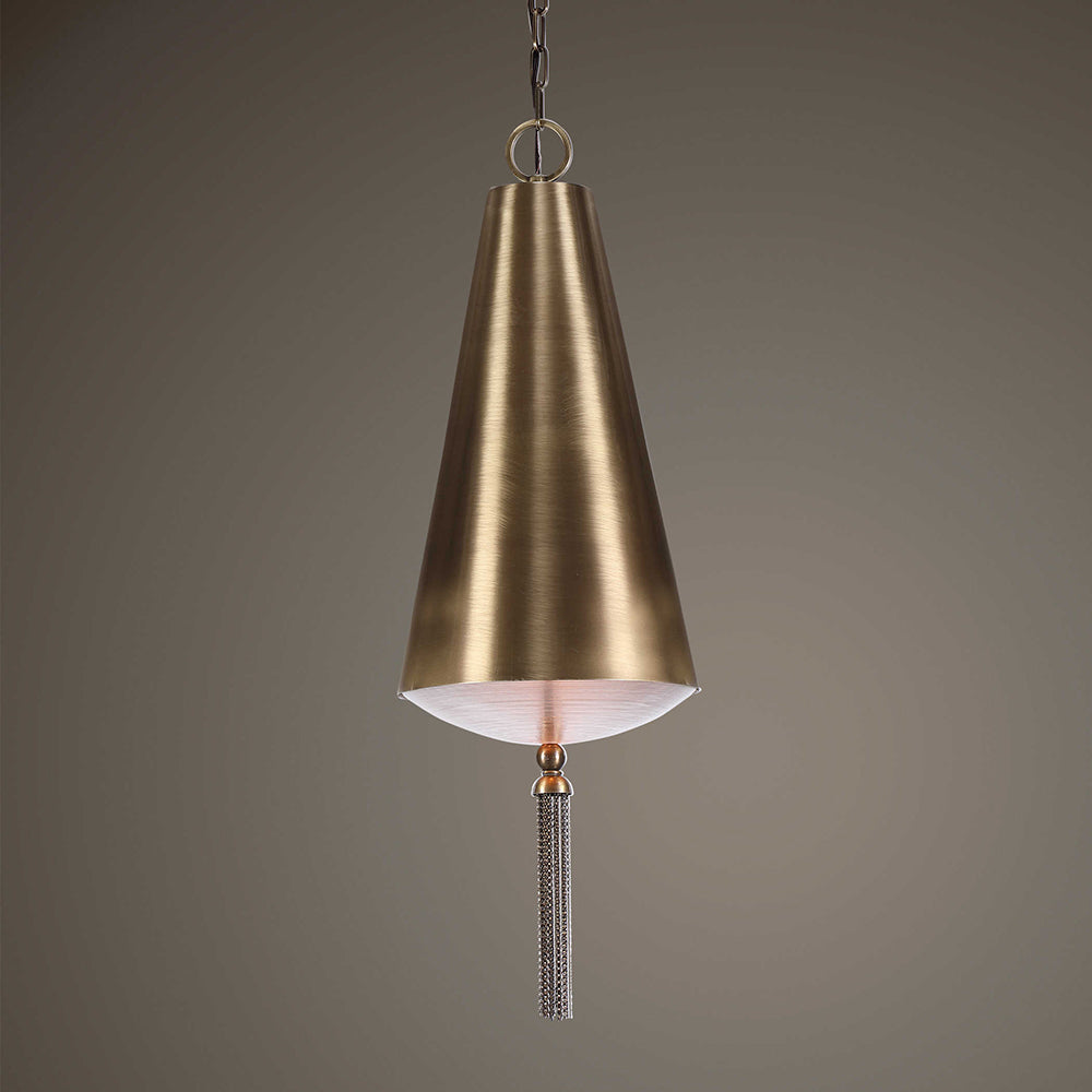 Nador 1 Light Pendant Antique Brass - 21521