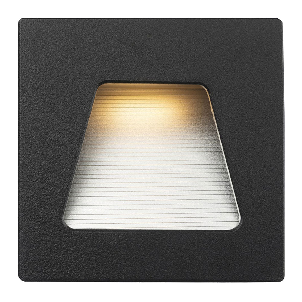 Evelyn 3W LED Dimmable Step Light Matt Black / Warm White - 21524/06