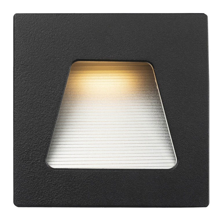 Evelyn 3W LED Dimmable Step Light Matt Black / Warm White - 21524/06