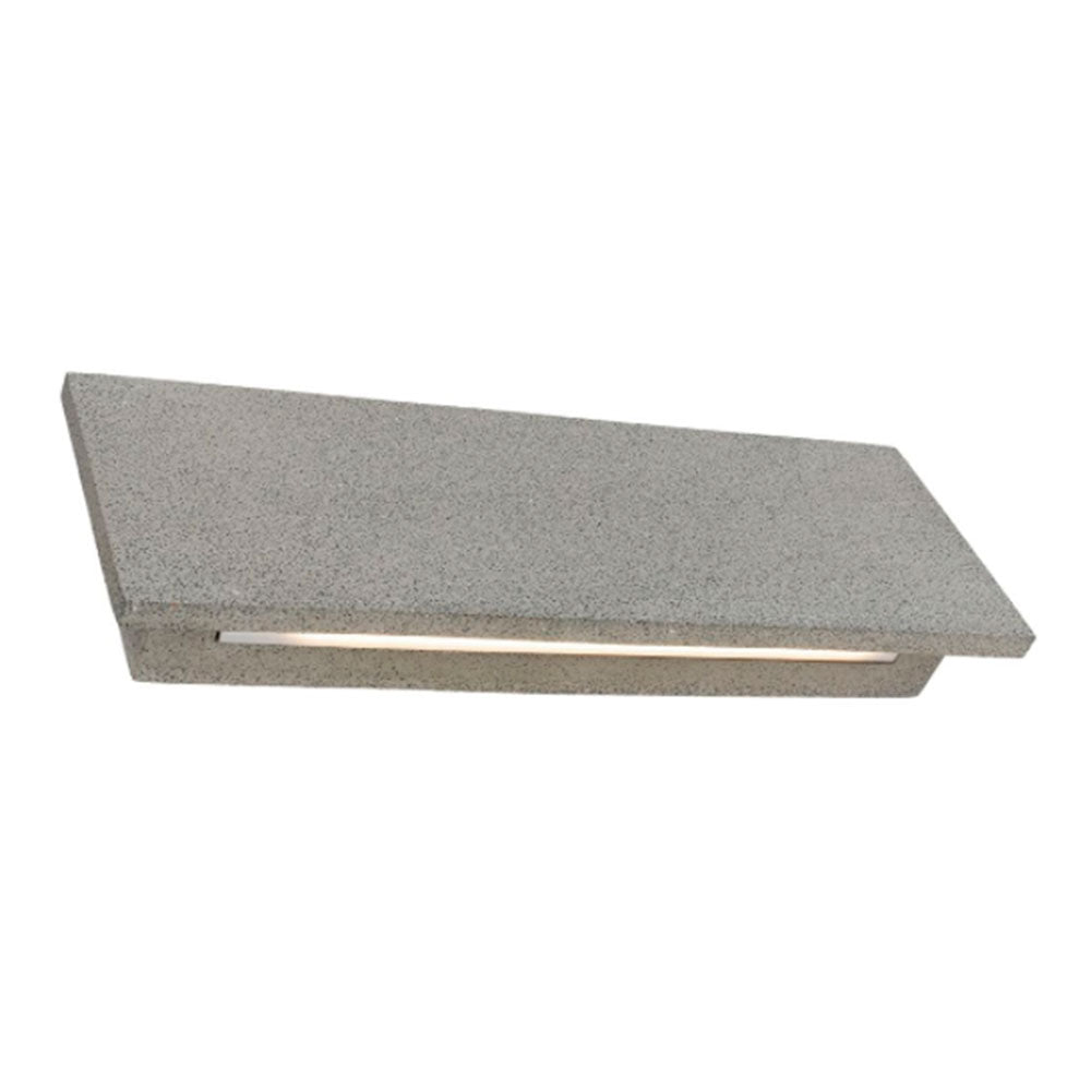 Ferrana Terrazzo 8W LED Wall Pillar Light Grey / Cool White - 21528/08
