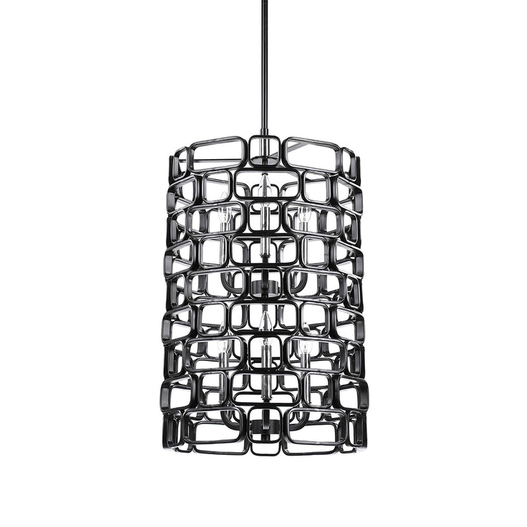 Becton 6 Light Pendant Matt Black - 21531