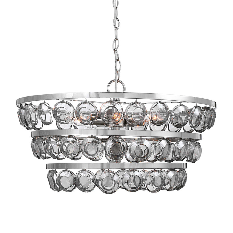 Twinkle 5 light Chandelier Polished Nickel - 21532