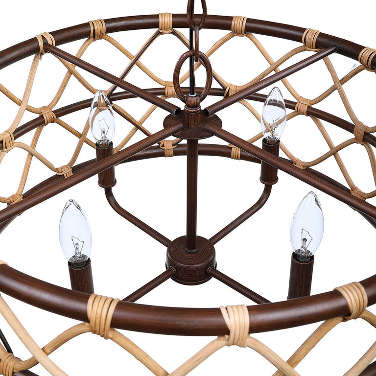 Hilo 4 Light Pendant Oil Rubbed Bronze - 21534