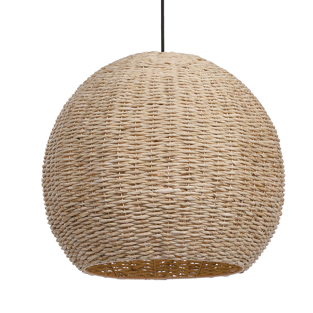 Seagrass Dome 1 Light Pendant Antique Brass - 21536