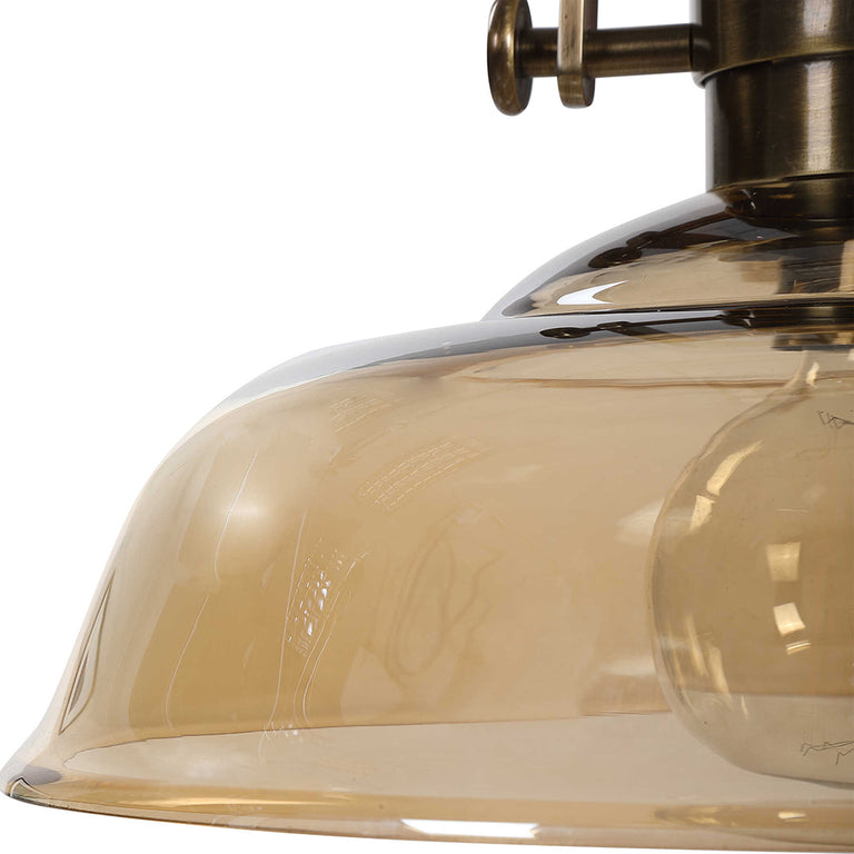 Kinnard 1 Light Pendant Antique Brass - 21539
