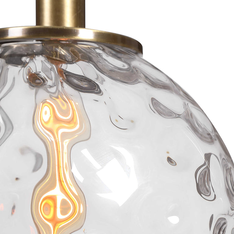 Mimas 1 Light Pendant Antique Brass - 21540