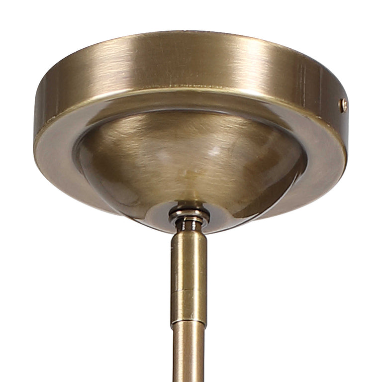 Mimas 1 Light Pendant Antique Brass - 21540