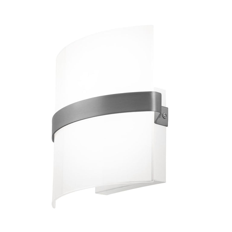 Kota 20cm Contemporary Wall Sconce Satin Nickel - 21560/13