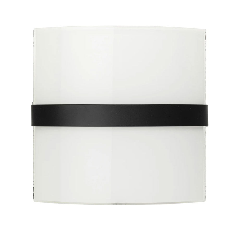 Kota 20cm Contemporary Wall Sconce Matt Black - 21560/06