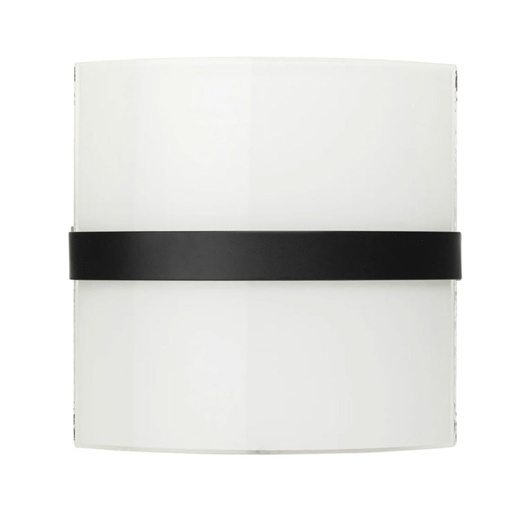 Kota 20cm Contemporary Wall Sconce Matt Black - 21560/06