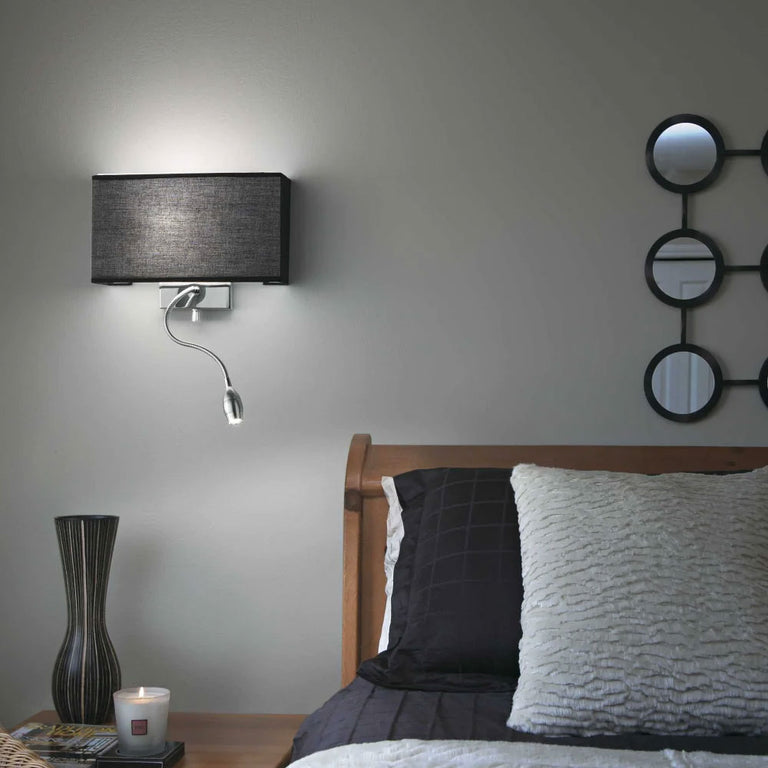 Hotel Ap2 Bedside Reading Light Black - 215709